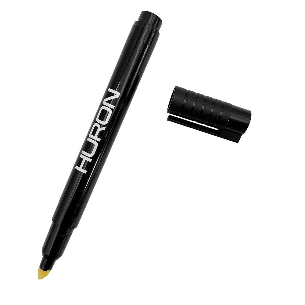HURON Counterfeit Money Detector Pen Marker 5pc Fake Dollar Bill Currency Check Tester