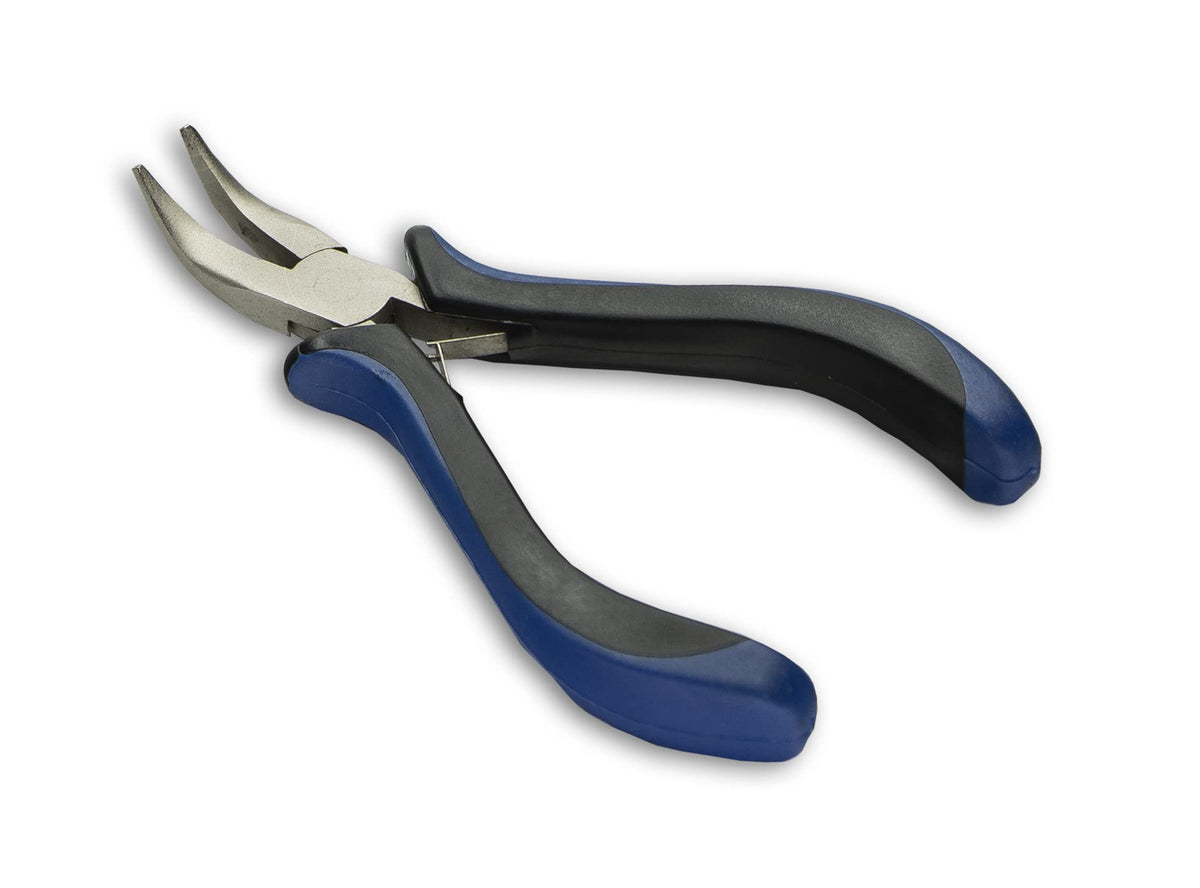 Huron Pliers, Springloaded Bent Nose