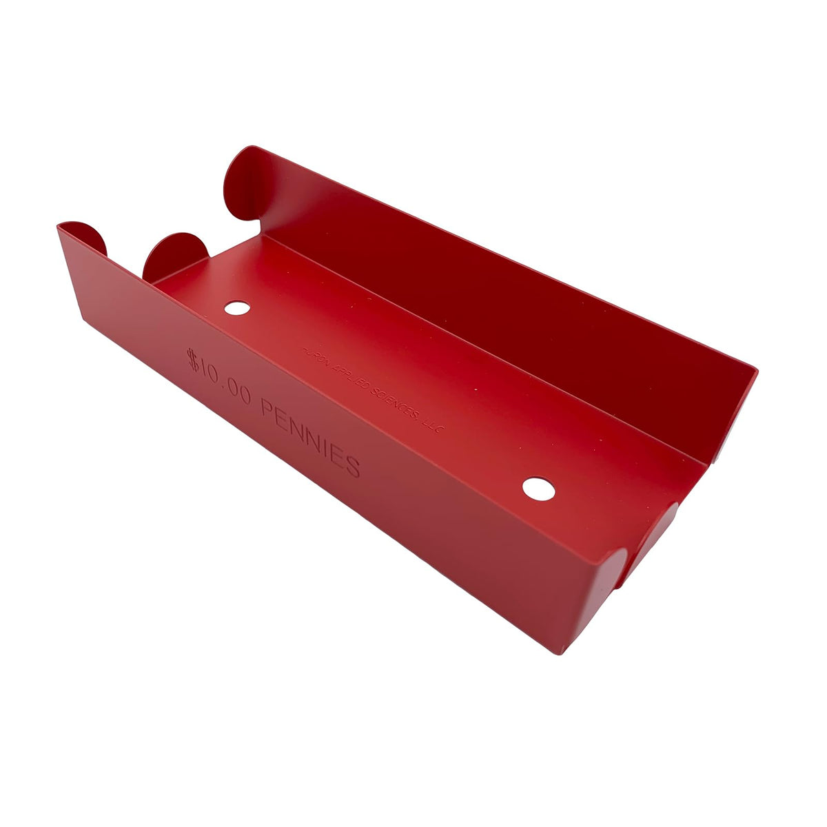 Huron Aluminium Penny Coin Tray, Red