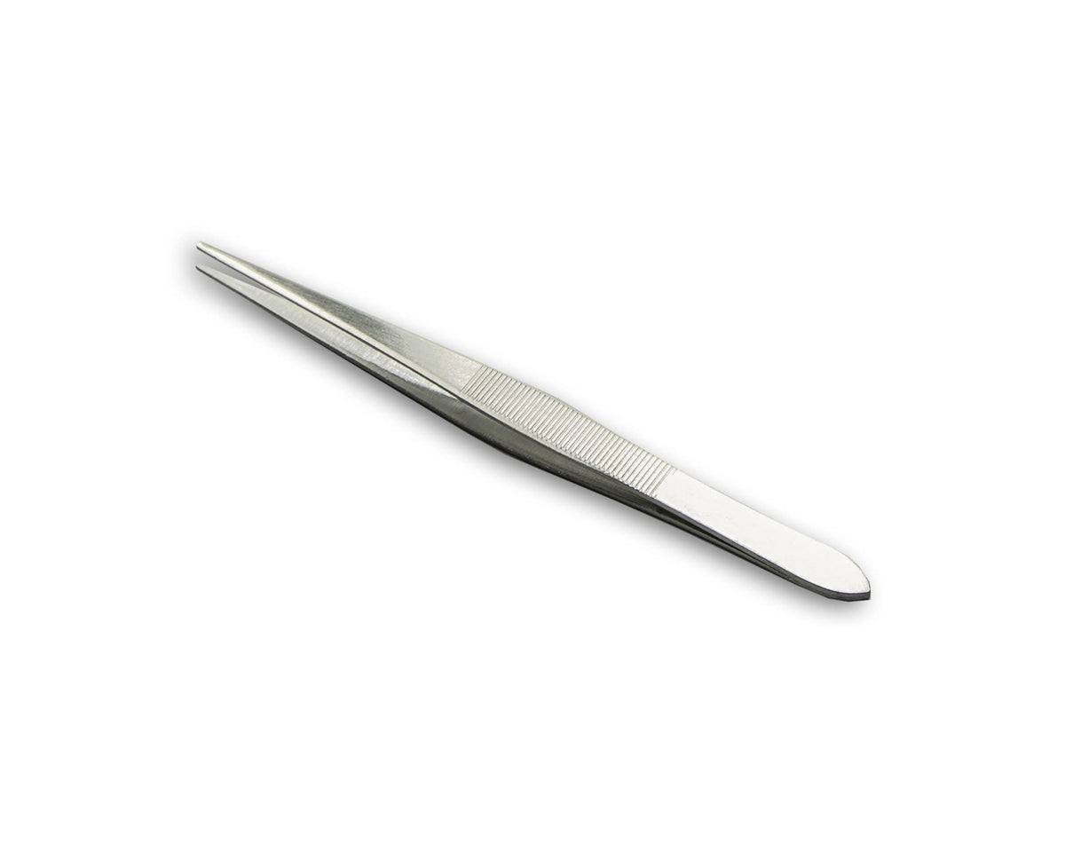 HURON Precision Tweezers, Straight, 4.7 in