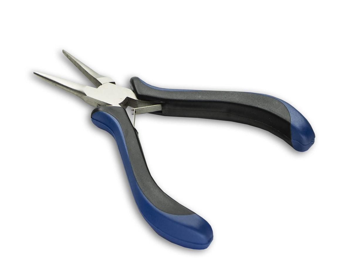 HURON Precision Pliers, Springloaded, Needle Nose, 5.25 In