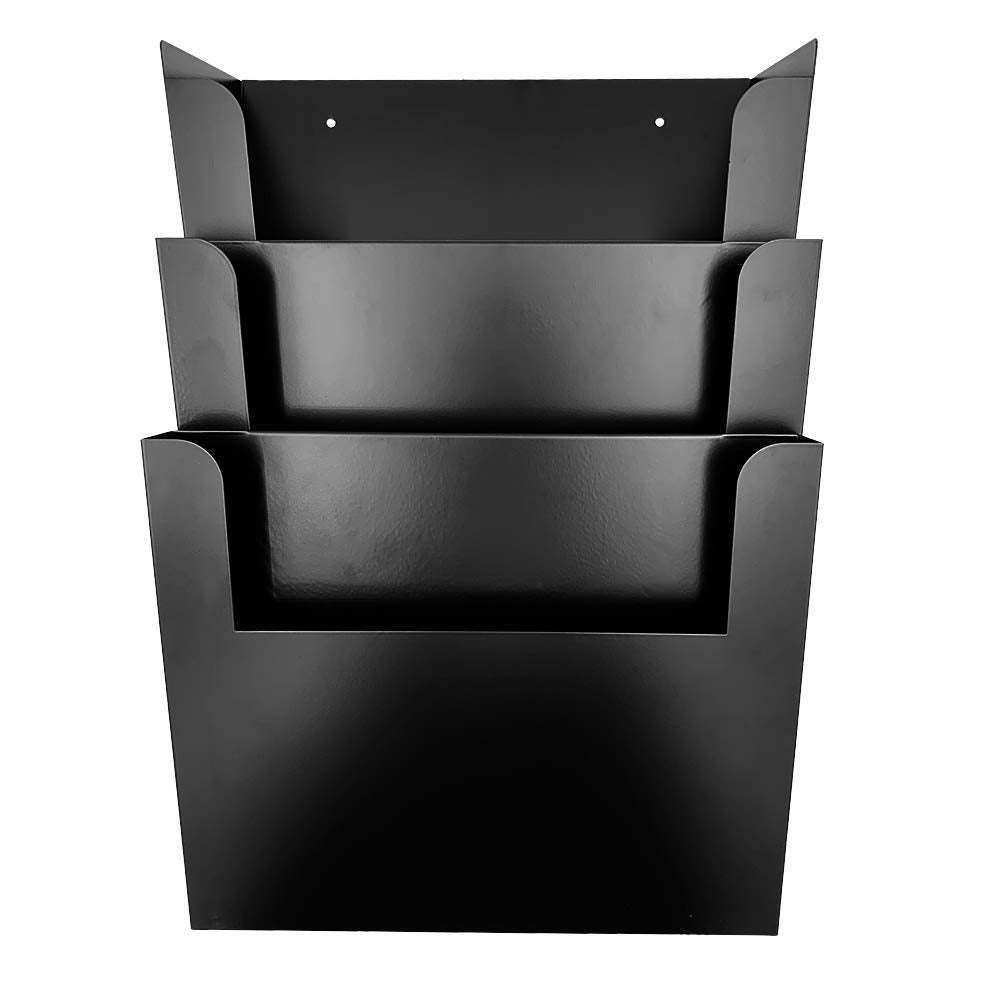 HURON Wall Sorter 3 Tier Blk