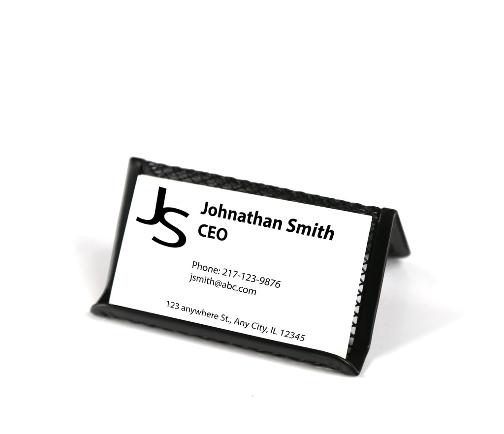 HURON Metal Mesh Business Card Holder