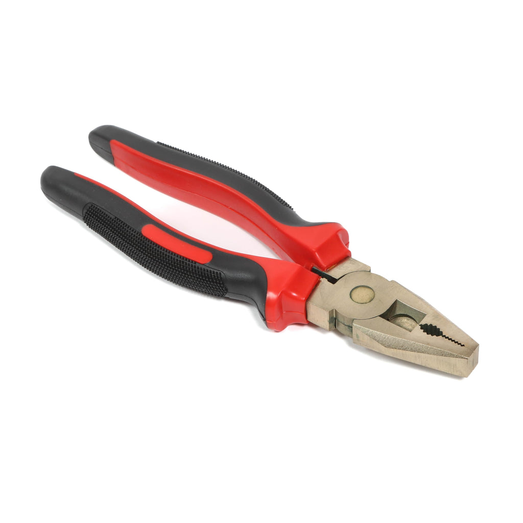 HURON Electrician Lineman Pliers, 8in, Copper Alloy/Non-magnetic