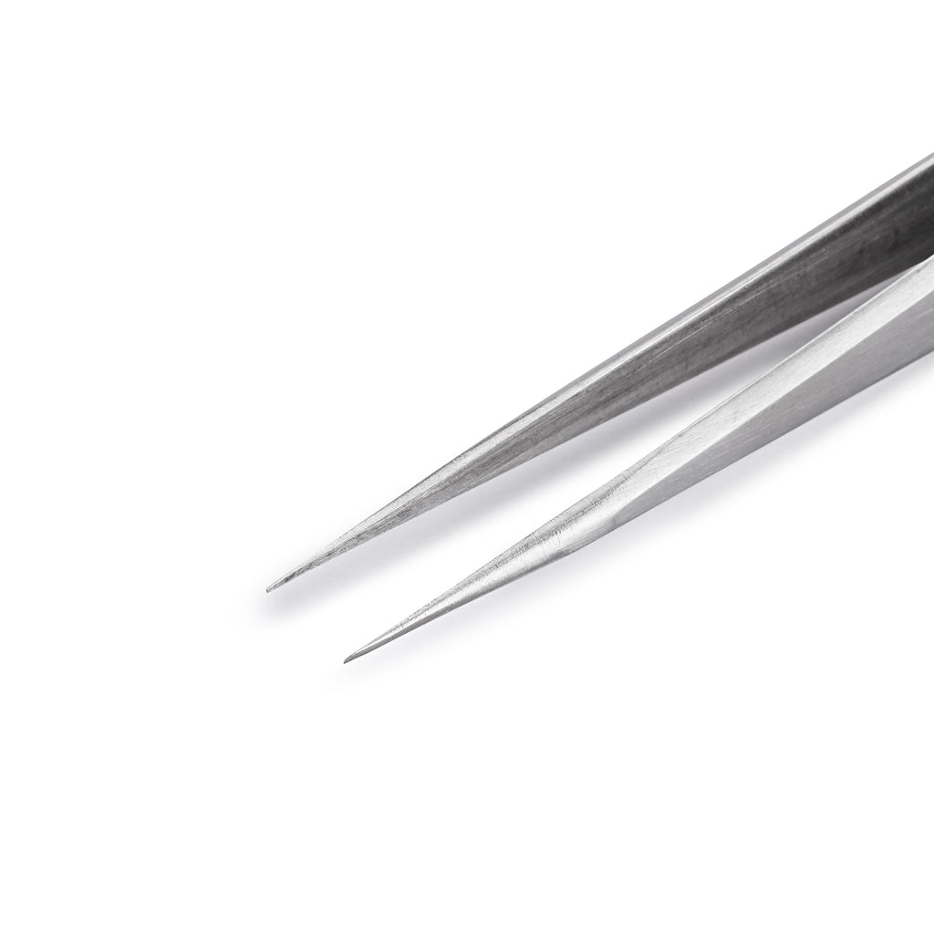 Huron Tweezer, Straight Fine Point 5.3in