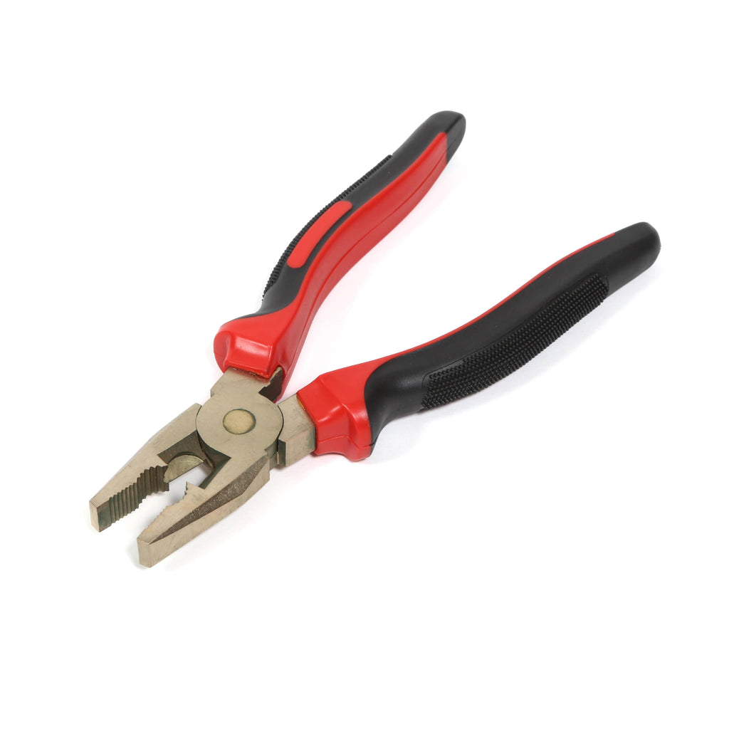 HURON Electrician Lineman Pliers, 8in, Copper Alloy/Non-magnetic