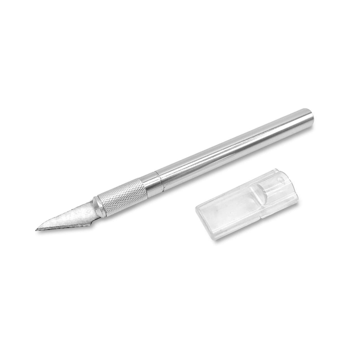 SMB Medium Duty Textured Handle Precision Hobby Knife W/Cap, #2 Blade