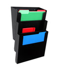 HURON Wall Sorter 3 Tier Blk