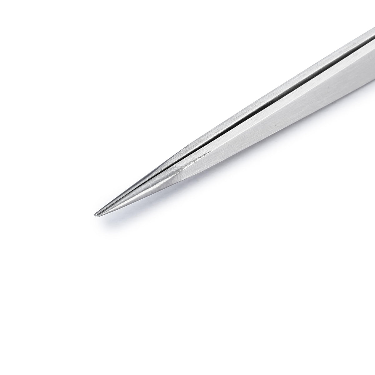 HURON Tweezers, Cross-lock Straight Fine Point 6.5in
