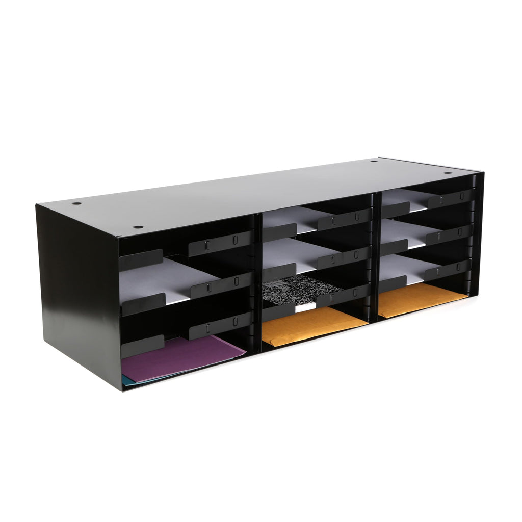 HURON Org Horz Sort Rack 12 Slot
