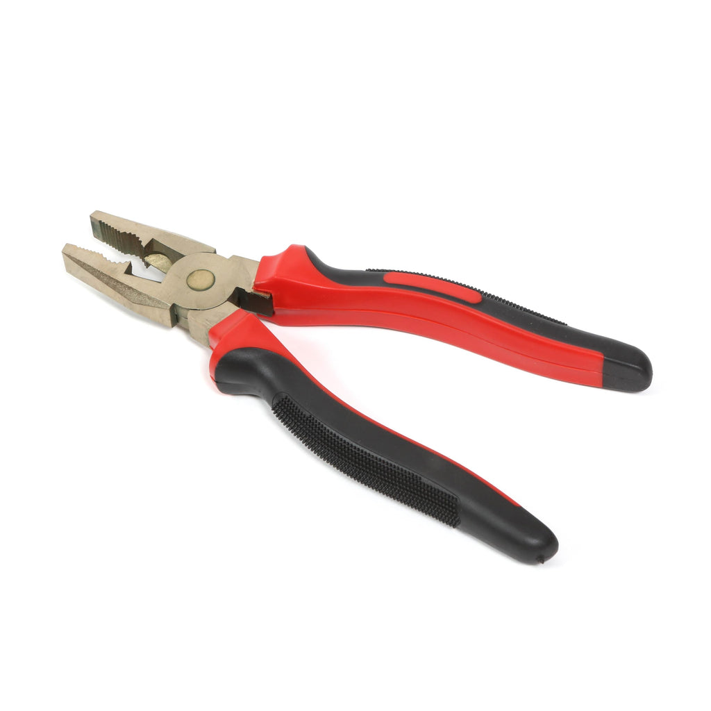 HURON Electrician Lineman Pliers, 8in, Copper Alloy/Non-magnetic