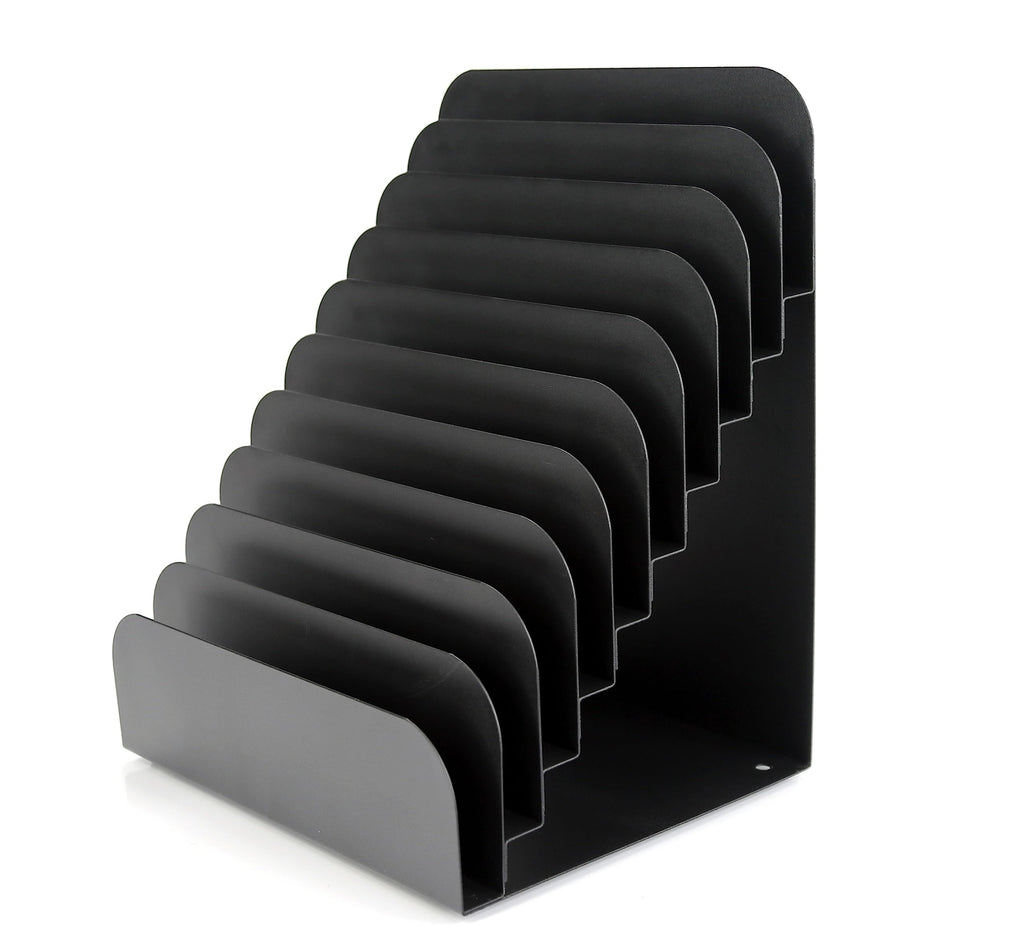HURON Pad Rack 10 Slot, Slant, Steel