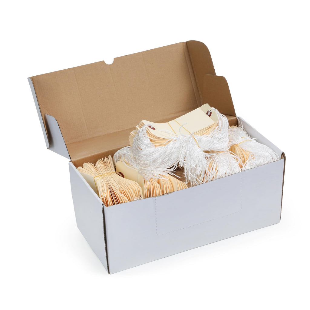 HURON Shipping Tags, 4-3/4 X 2-3/8, Buff