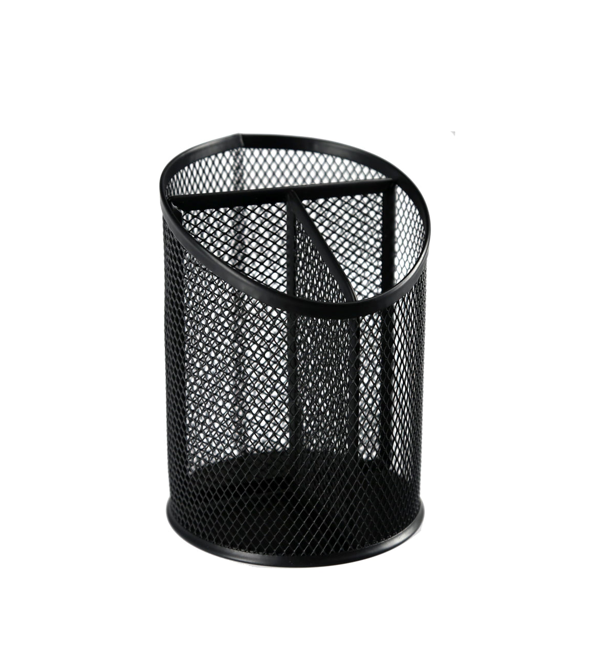 HURON 3-compartment 5 3/4in Pen And Pencil Holder
