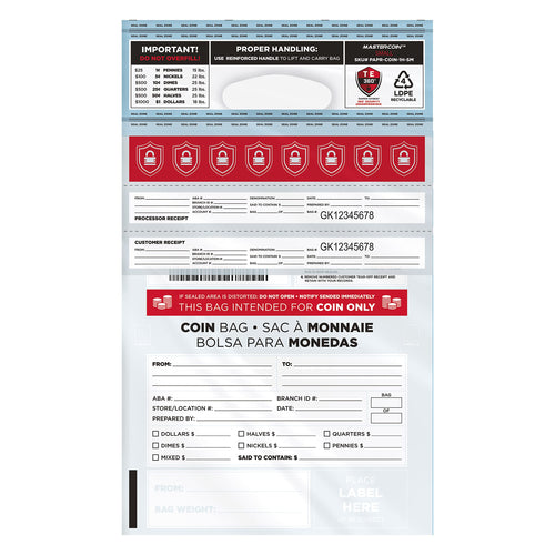 Fraudstopper Level 4 9x12 Clear Tamper Evident Bag
