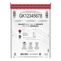 Fraudstopper Level 4 12x16 White Tamper Evident Bag